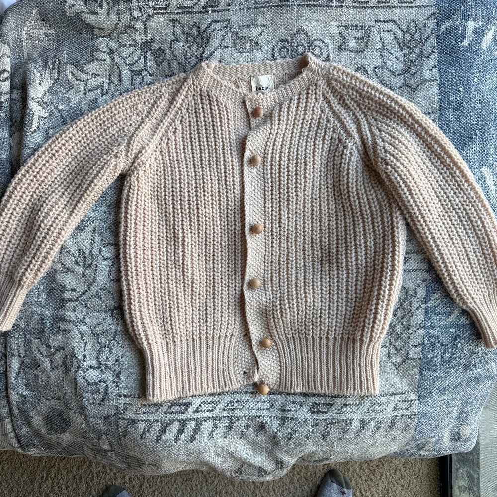 Babaa No. 5 Cardigan in Rose